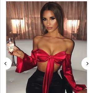 BABYBOO Sariyah Top in Red